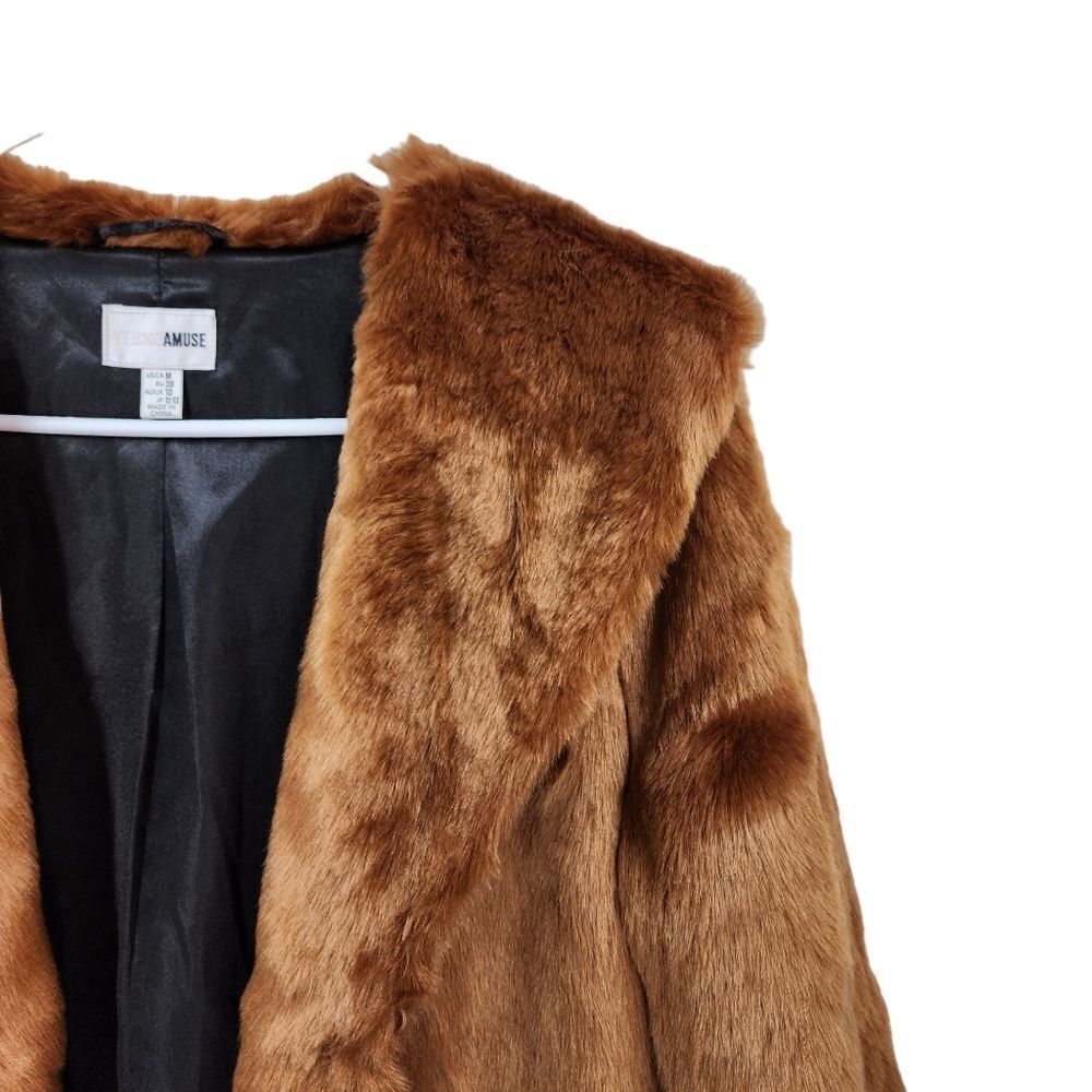 Amuse Society Women's Faux Fur Ever Mine Jacket - M - Picture 3 of 7